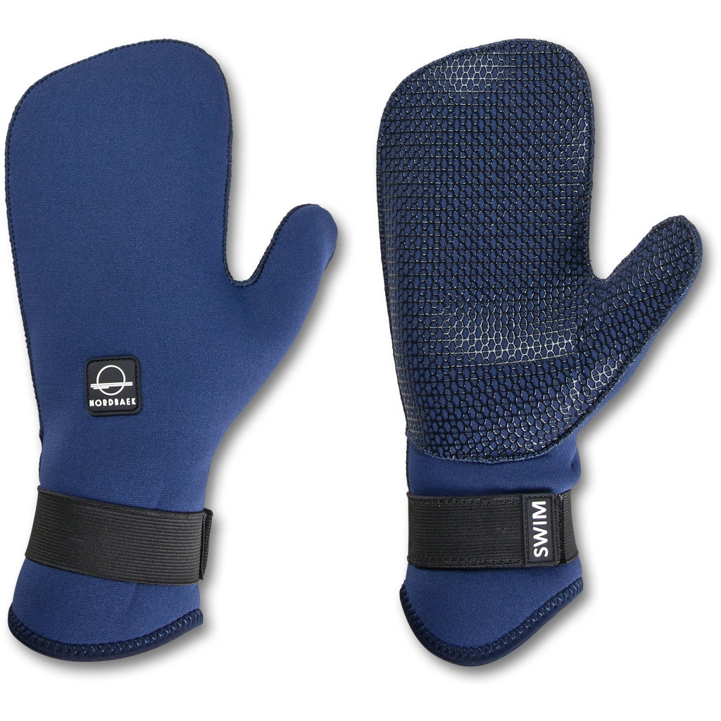 NORDBAEK Swim gloves 2 fingers NORDBAEK Ice Splash - unisex with neoprene Gloves Indigo