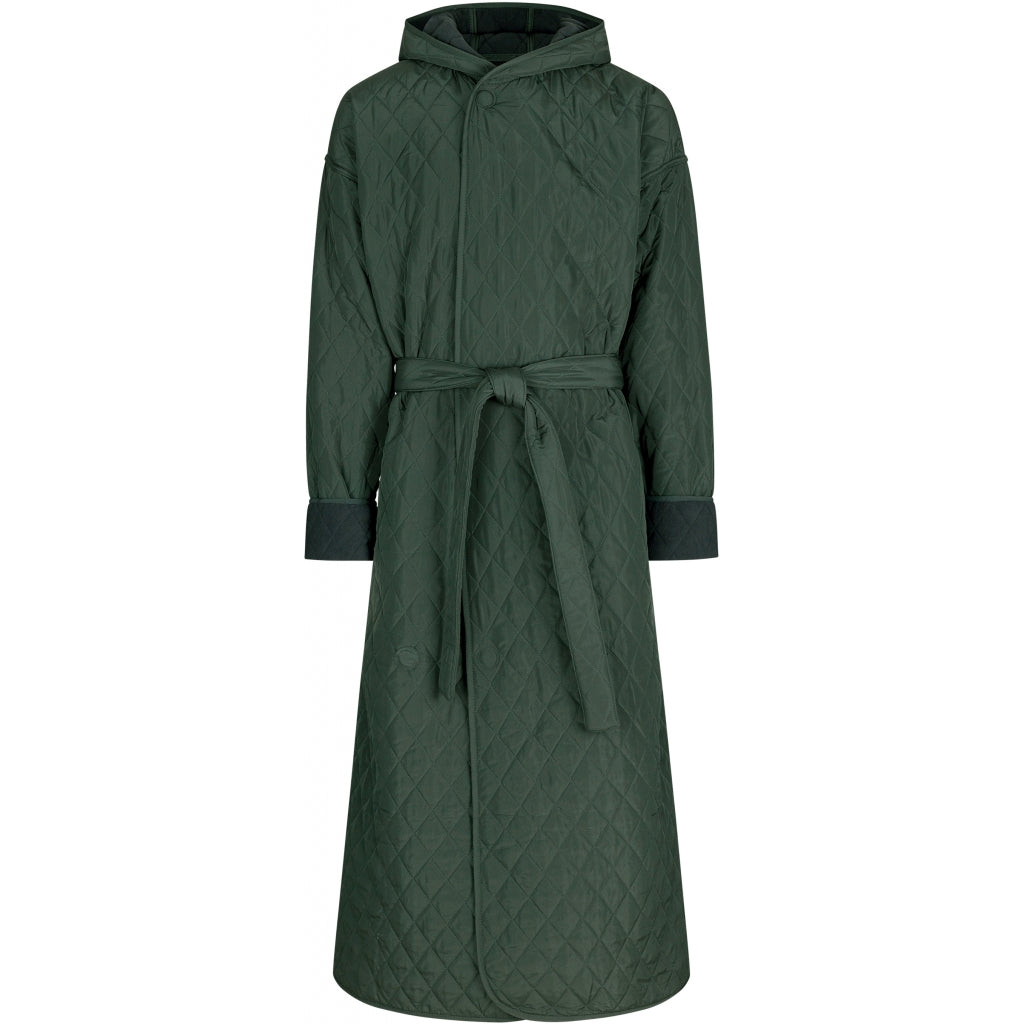 NORDBAEK Bathrobe NORDBAEK Long Beach - men's windproof 100% recycled fleece Bath robe Green