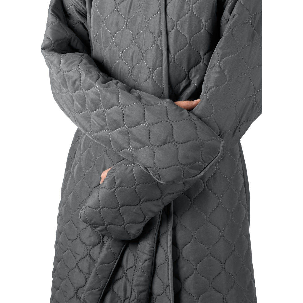 NORDBAEK Bathrobe NORDBAEK Windy Ocean - ladies' windproof recycled fleece Bath robe Grey