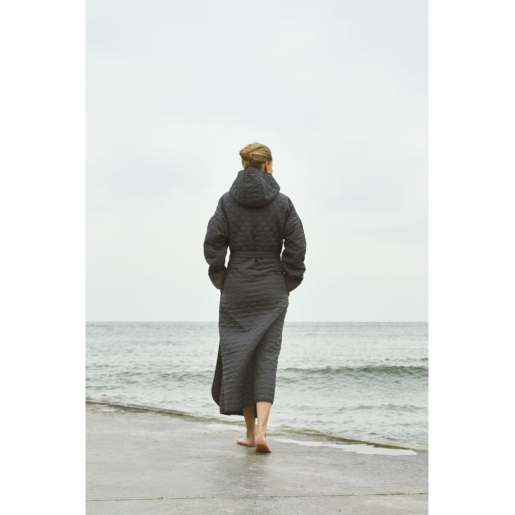 NORDBAEK Bathrobe NORDBAEK Windy Ocean - ladies' windproof recycled fleece Bath robe Grey