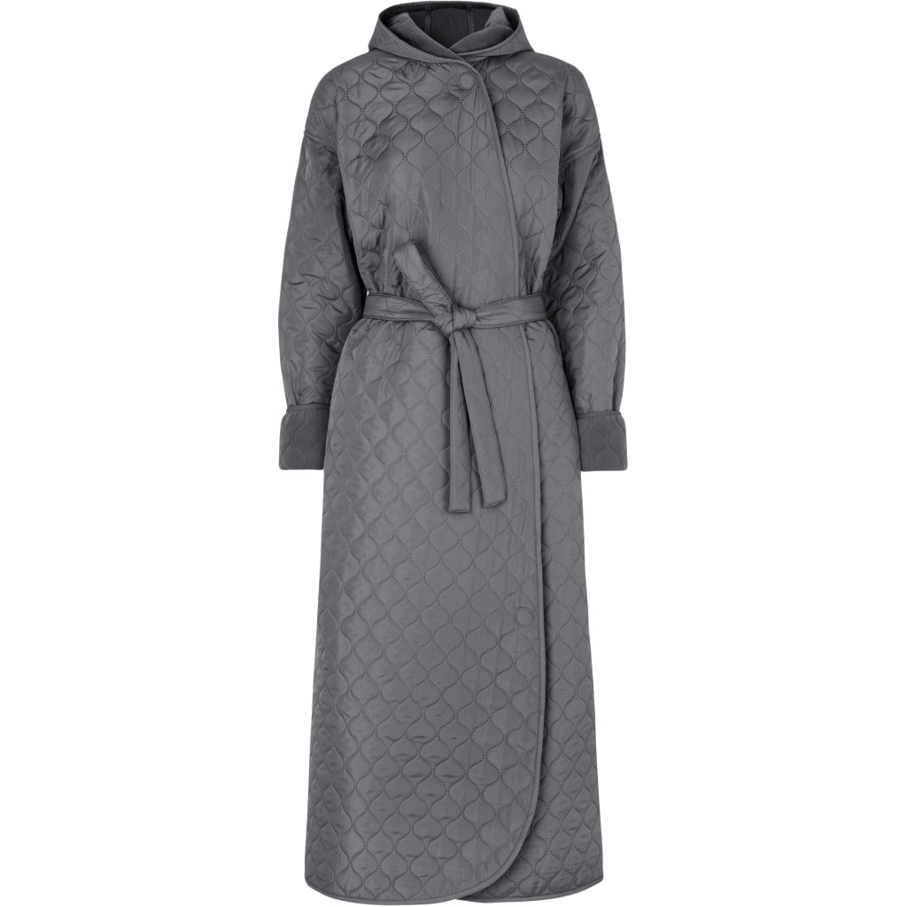 NORDBAEK Bathrobe NORDBAEK Windy Ocean - ladies' windproof recycled fleece Bath robe Grey