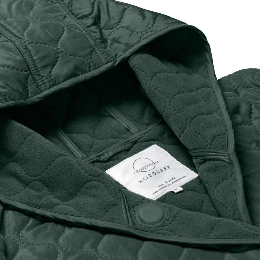 NORDBAEK Bathrobe NORDBAEK Windy Ocean - ladies' windproof recycled fleece Bath robe Green