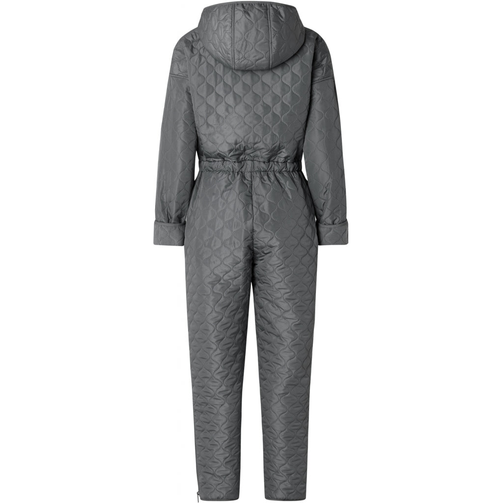 NORDBAEK Jumpsuit NORDBAEK Cosy Bay - ladies' windproof recycled fleece Jumpsuit Grey