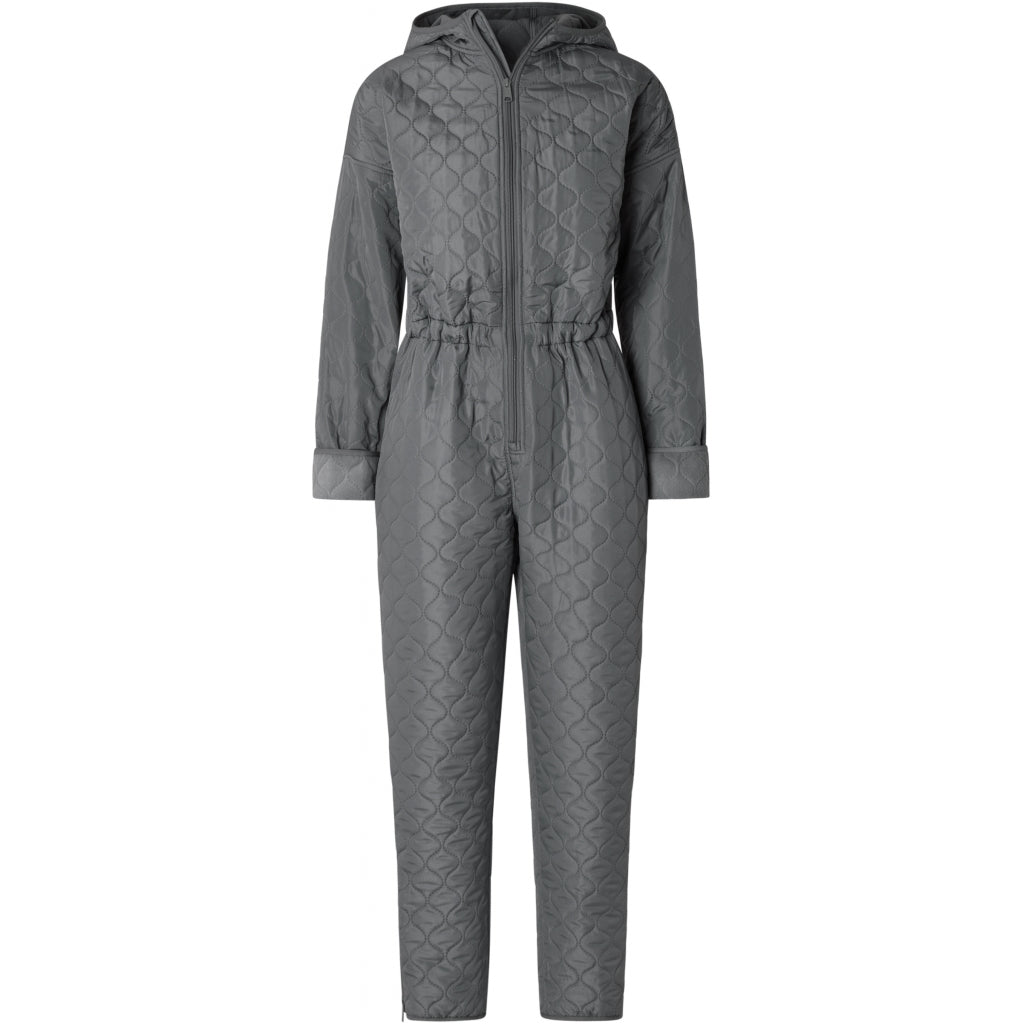 NORDBAEK Jumpsuit NORDBAEK Cosy Bay - ladies' windproof recycled fleece Jumpsuit Grey