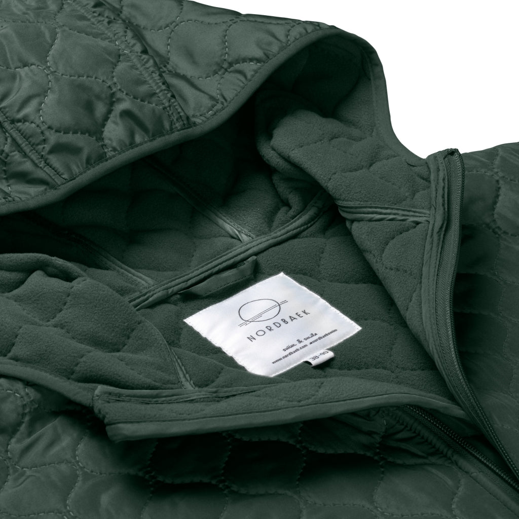 NORDBAEK Jumpsuit NORDBAEK Cosy Bay - ladies' windproof recycled fleece Jumpsuit Green