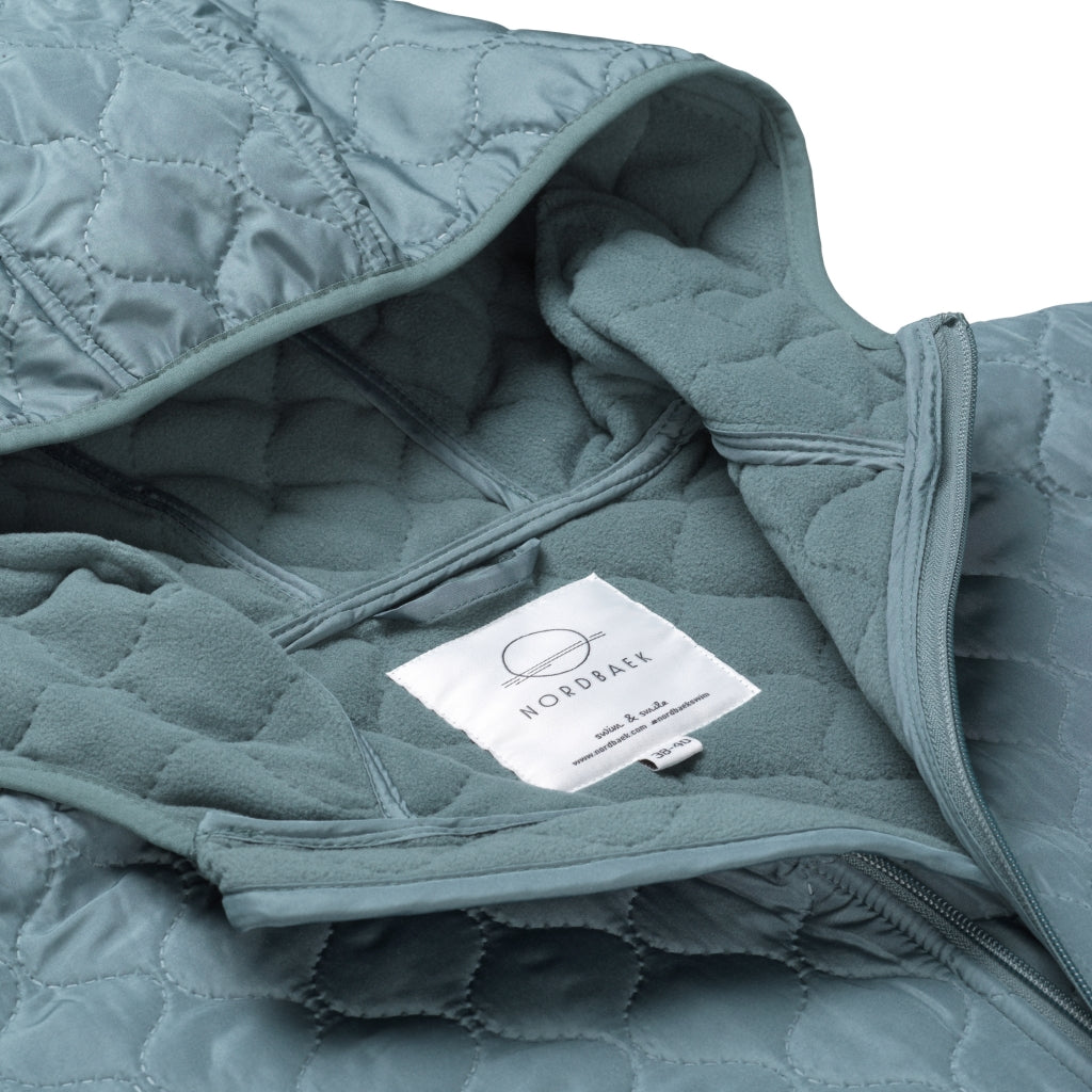 NORDBAEK Jumpsuit NORDBAEK Cosy Bay - ladies' windproof recycled fleece Jumpsuit Aqua