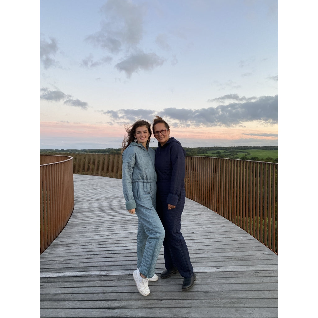 NORDBAEK Jumpsuit NORDBAEK Cosy Bay - ladies' windproof recycled fleece Jumpsuit Navy