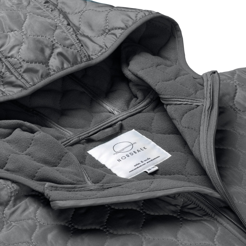 NORDBAEK Jumpsuit NORDBAEK Cosy Bay - ladies' windproof recycled fleece Jumpsuit Grey