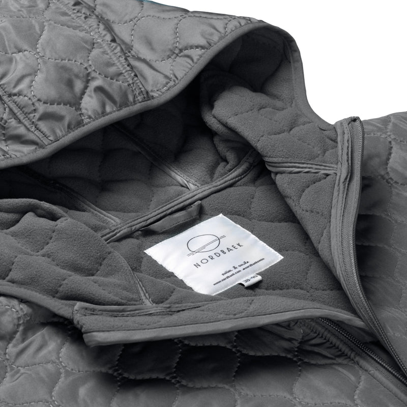 NORDBAEK Jumpsuit NORDBAEK Cosy Bay - ladies' windproof recycled fleece Jumpsuit Anthracite Grey
